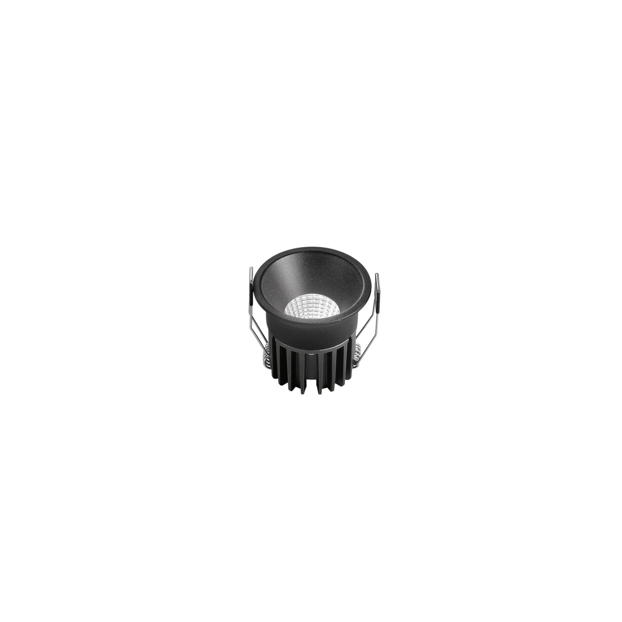 Faretto LED incasso QUARK in alluminio antiriflesso CCT con predisposizione DALI - 8W - nero