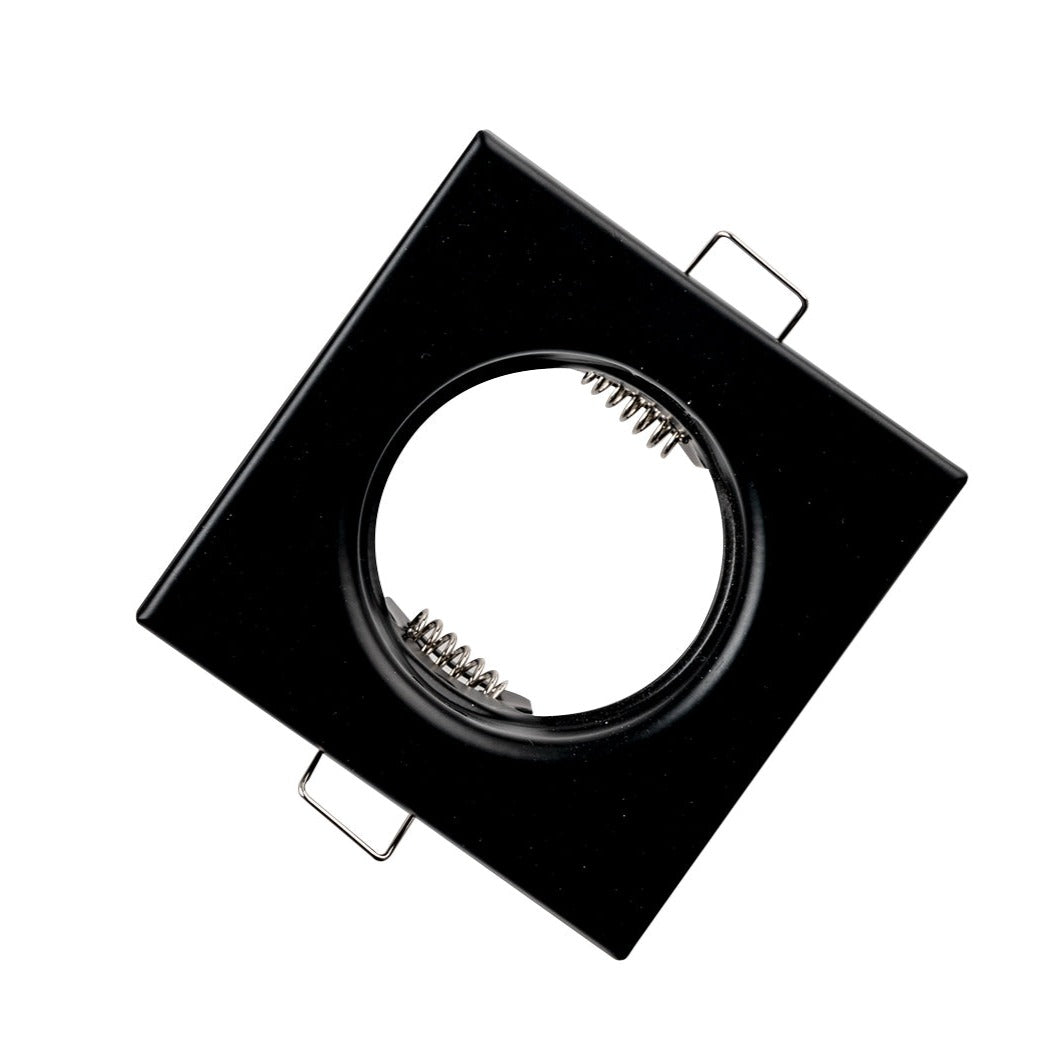 Incasso REFLEX quadrato in metallo - nero
