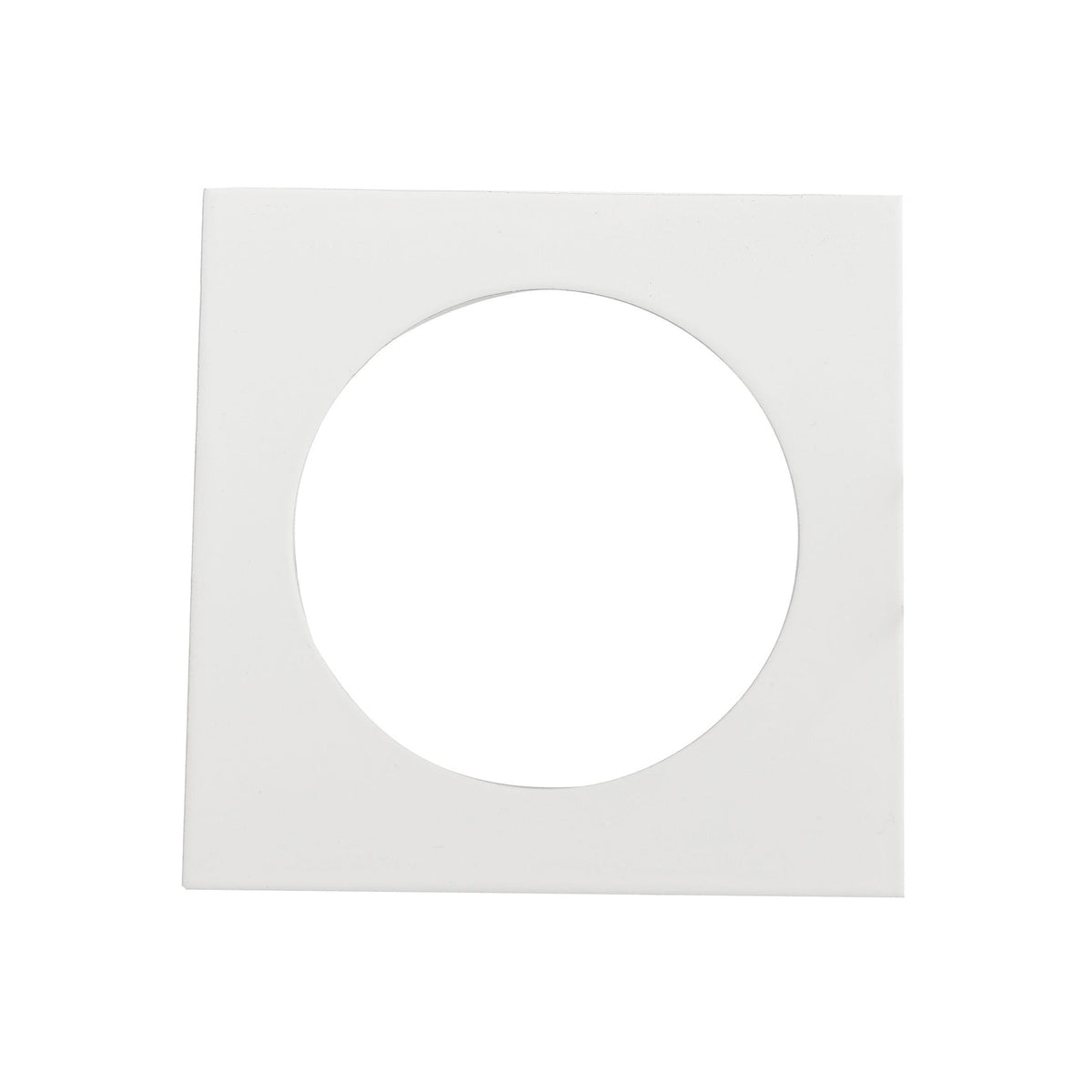 Incasso REFLEX quadrato in metallo orientabile - bianco