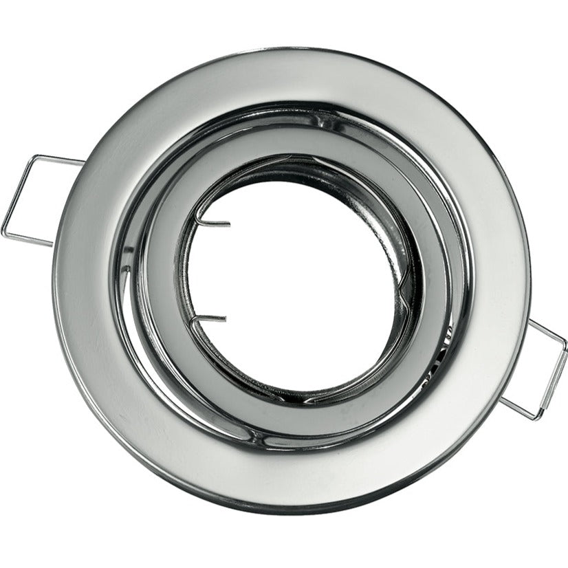 Incasso REFLEX in metallo orientabile - cromo