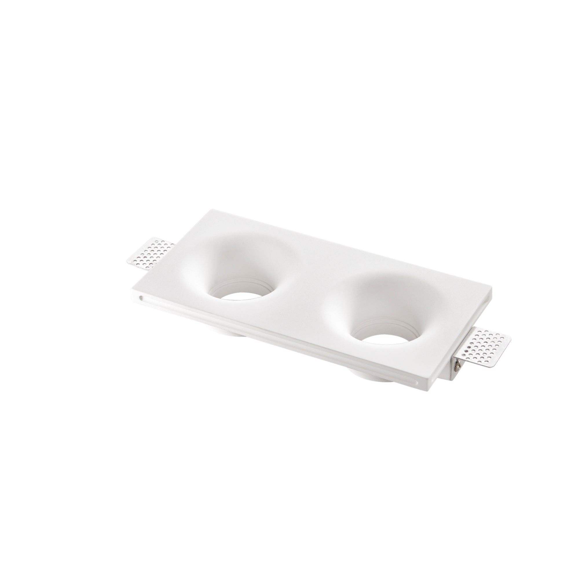 "Faretto ad incasso SENSO in gesso verniciabile 2 luci GU10"