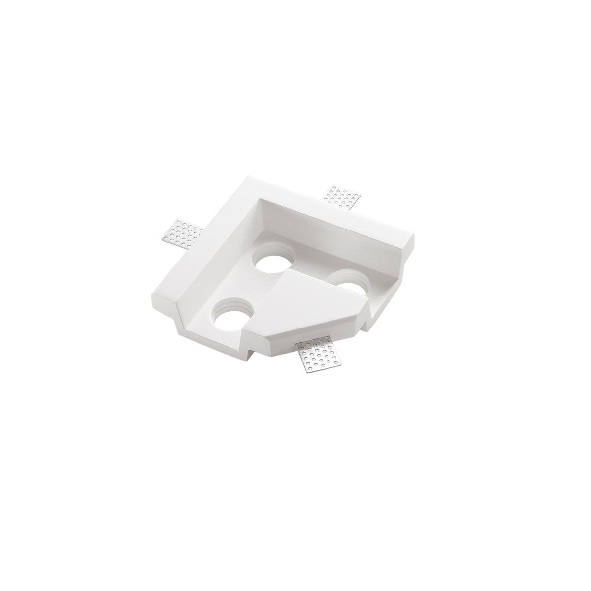 Modulo incasso cartongesso SKILIFT angolare L 3 luci GU10 - 16 cm