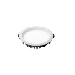 "Faretto LED ad incasso TRON in alluminio bianco CCT IP44 20W 19 cm