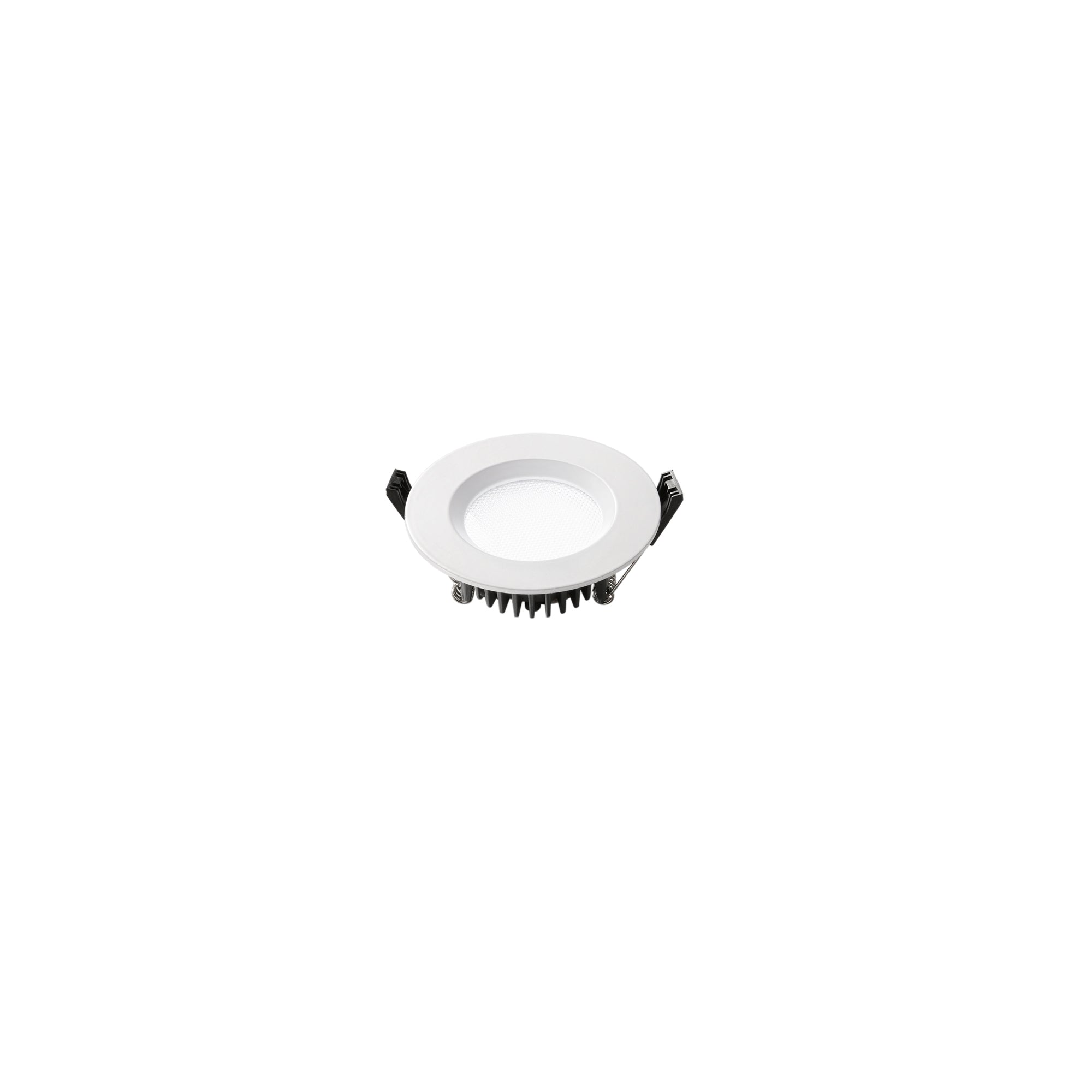 "Faretto LED ad incasso TRON in alluminio bianco CCT IP44 7W 9,5 cm
