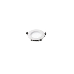 "Faretto LED ad incasso TRON in alluminio bianco CCT IP44 7W 9,5 cm