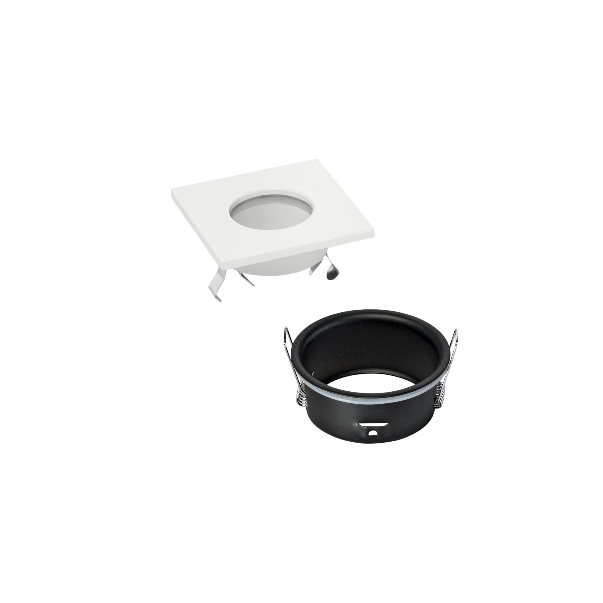 "Struttura per Faretto ad incasso VIPER quadrata in metallo Bianco IP65