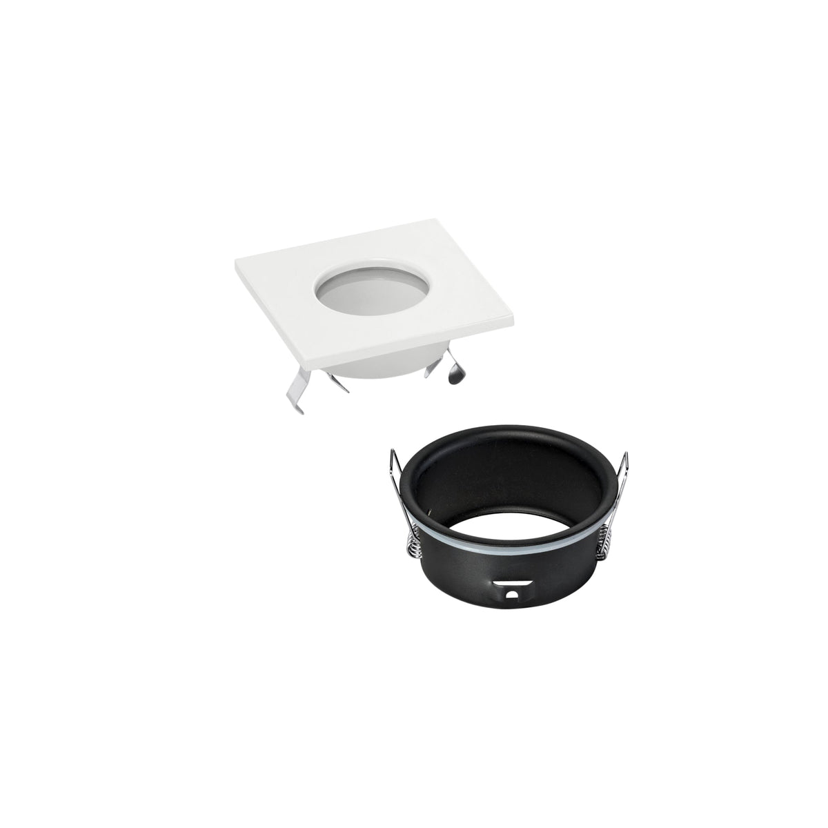 "Struttura per Faretto ad incasso VIPER quadrata in metallo Bianco IP65