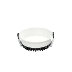 "Faretto da incasso XANTO rotondo in alluminio bianco satinato con CCT 145x145cm"