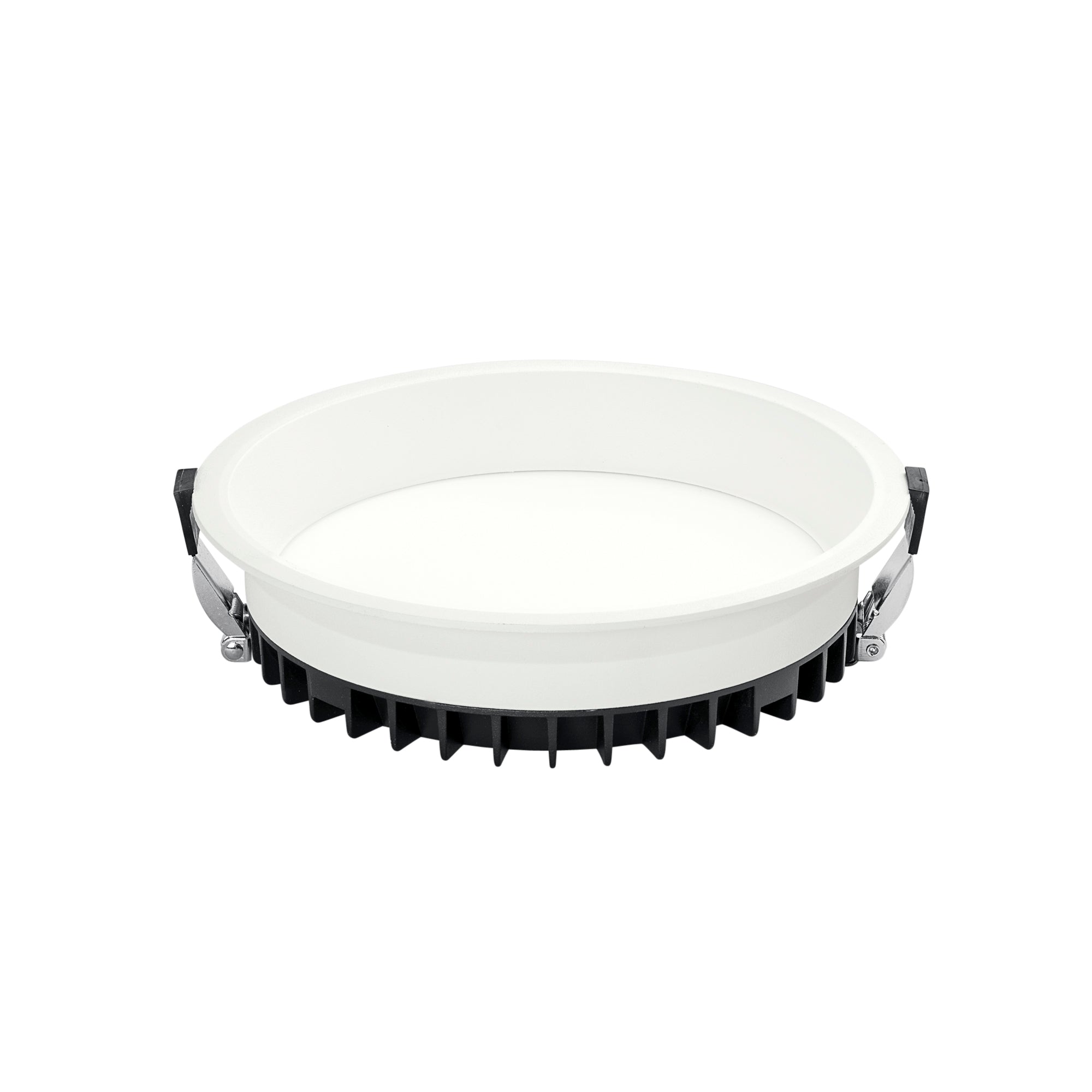"Faretto ad incasso LED XANTO tondo bianco con luce antiflesso 30W luce calda 22cm"