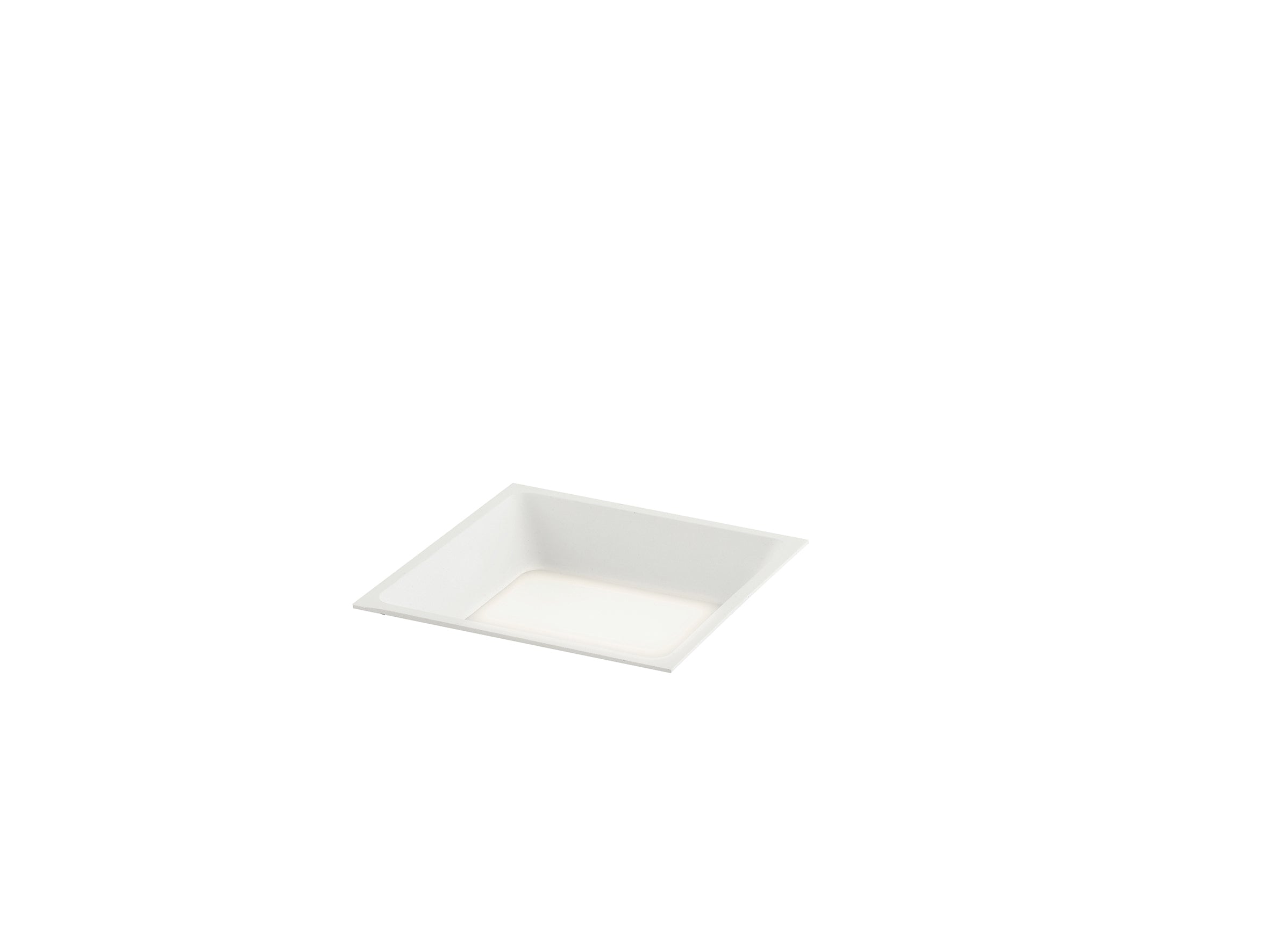"Faretto ad incasso LED XANTO quadrato bianco con luce antiflesso 18W luce fedda 14,5x14,5cm"