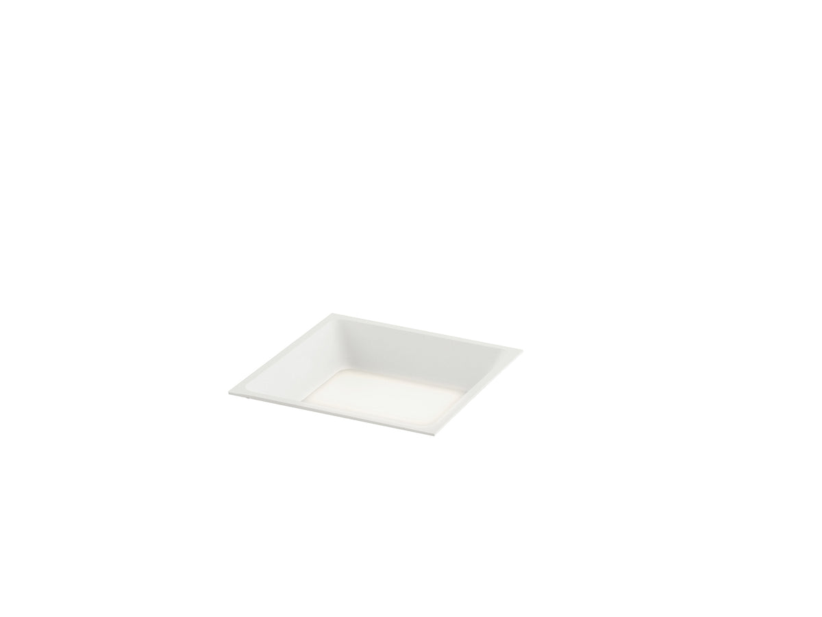 "Faretto ad incasso LED XANTO quadrato bianco con luce antiflesso 18W luce fedda 14,5x14,5cm"