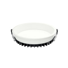 "Faretto da incasso XANTO rotondo in alluminio bianco satinato con CCT 220x220cm"