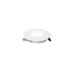 "Faretto ad incasso LED ZENIT orientabile bianco satinato IP44"