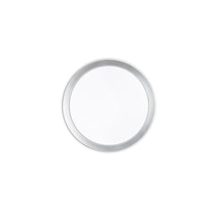 PLAFONIERA LED NEON BIANCA TONDA BIANCA/SILVER 40W 5200LM CCT 50X50X8CM