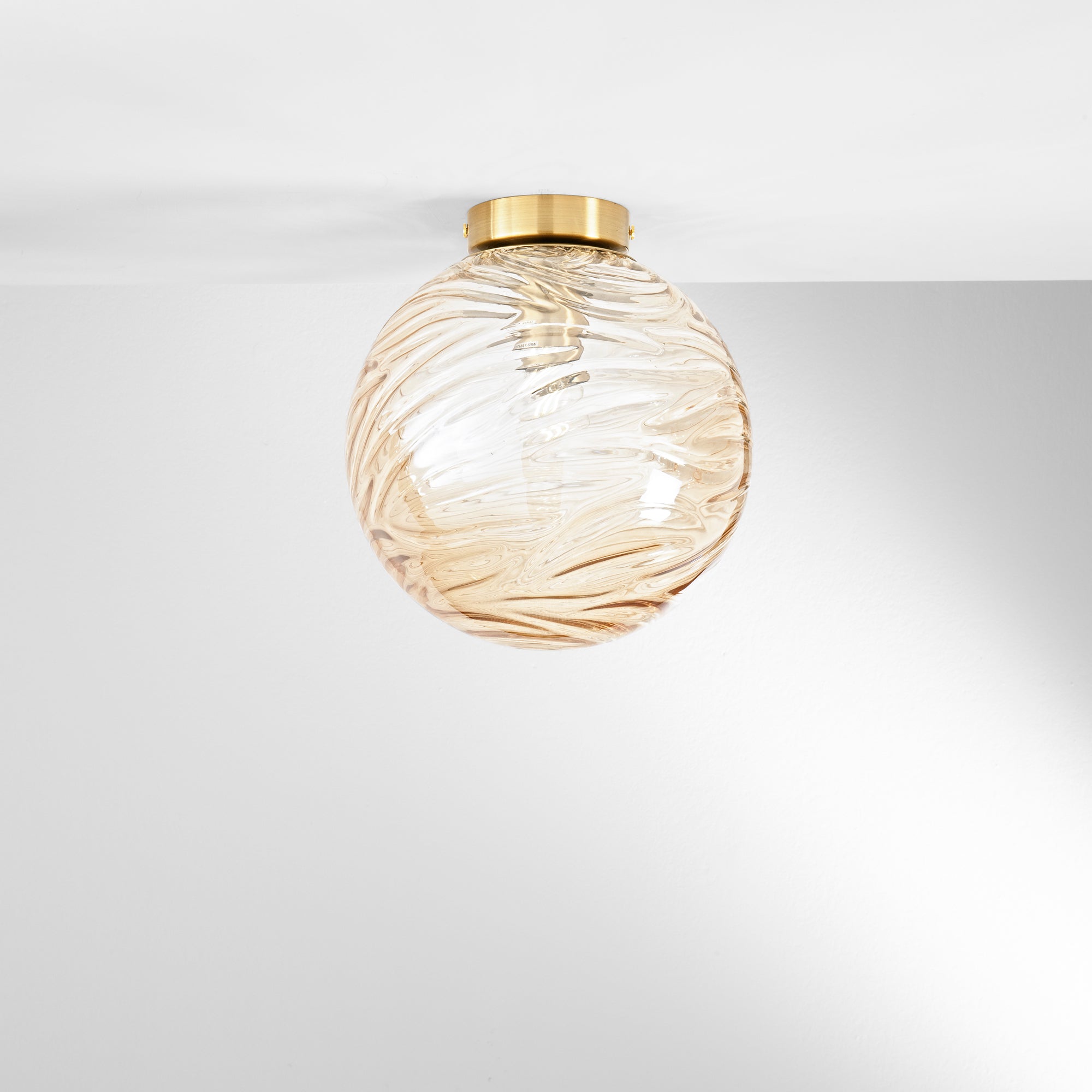 PLAFONIERA NEREIDE CHAMPAGNE 1XE27 25X25CM