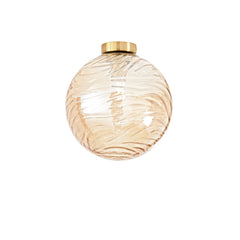 PLAFONIERA NEREIDE CHAMPAGNE 1XE27 30X30CM