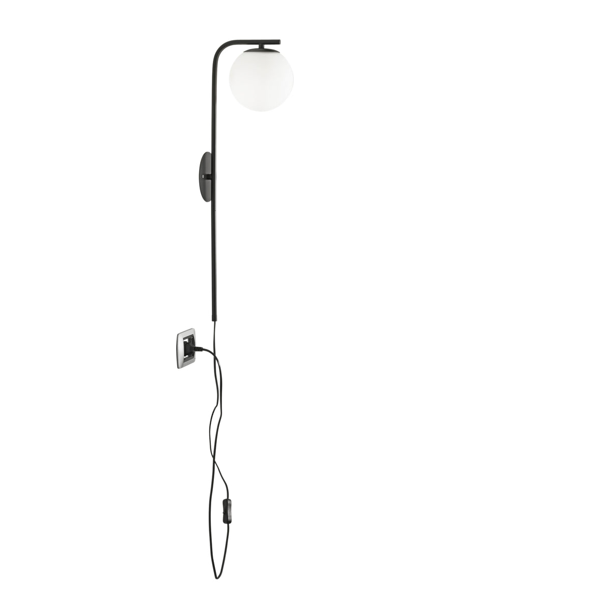 APPLIQUE ODISSEO NERA 1XE14 15X15X65,5CM