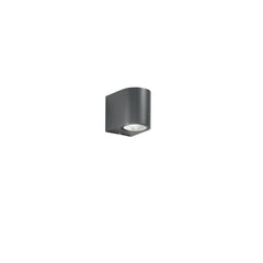 "Applique da esterno ONE in alluminio antracite 8cm IP54"