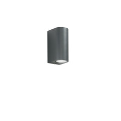 "Applique da esterno ONE in alluminio antracite biemissione 13cm IP54"