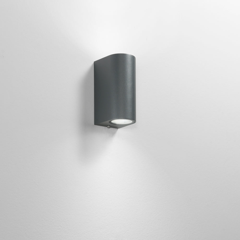 APPLIQUE BIEMISSIONE ONE ANTRACITE 2XGU10 IP54 6,7X9,3X13CM