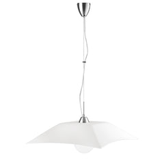 "Lampadario a sospensione OSIRIDE bianco in vetro h 120cm."