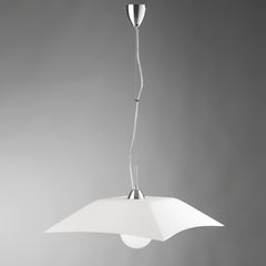 SOSPENSIONE OSIRIDE BIANCA 1XE27 50X50X120CM
