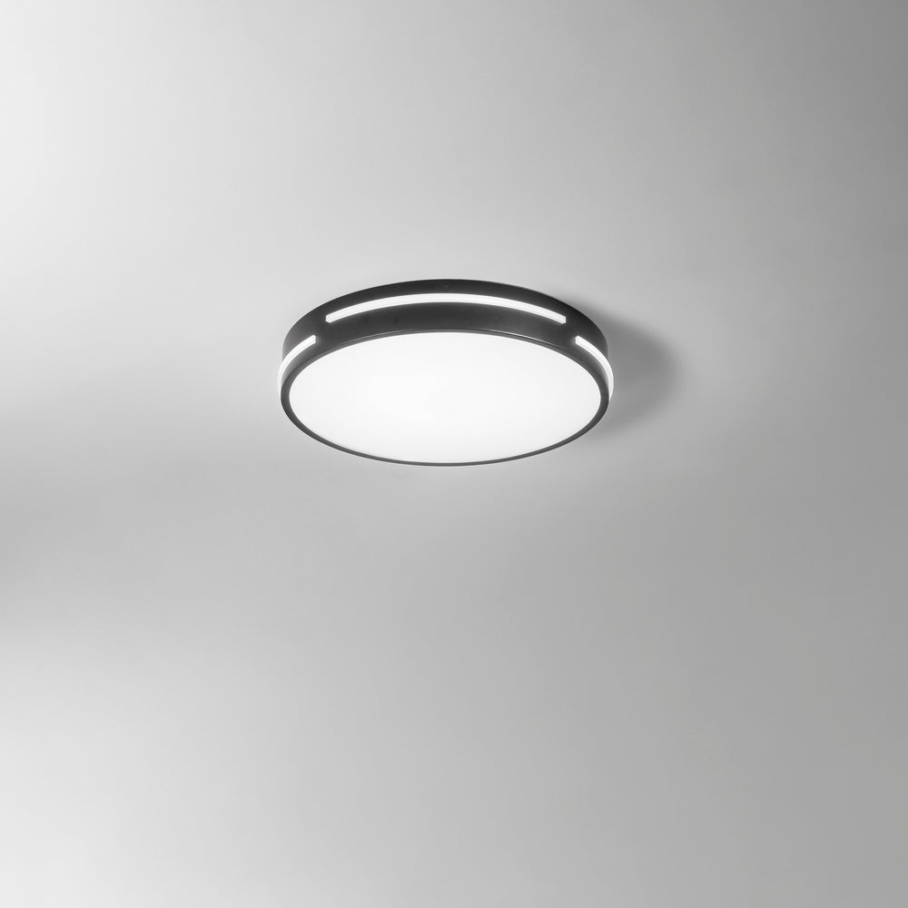PLAFONIERA LED PANGEA NERA 24W 3520LM CCT 41X41X6CM