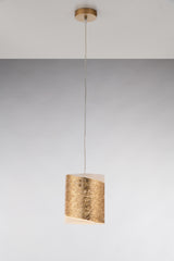SOSPENSIONE PARIS BIANCA/ORO 1XE27 20X20X120CM