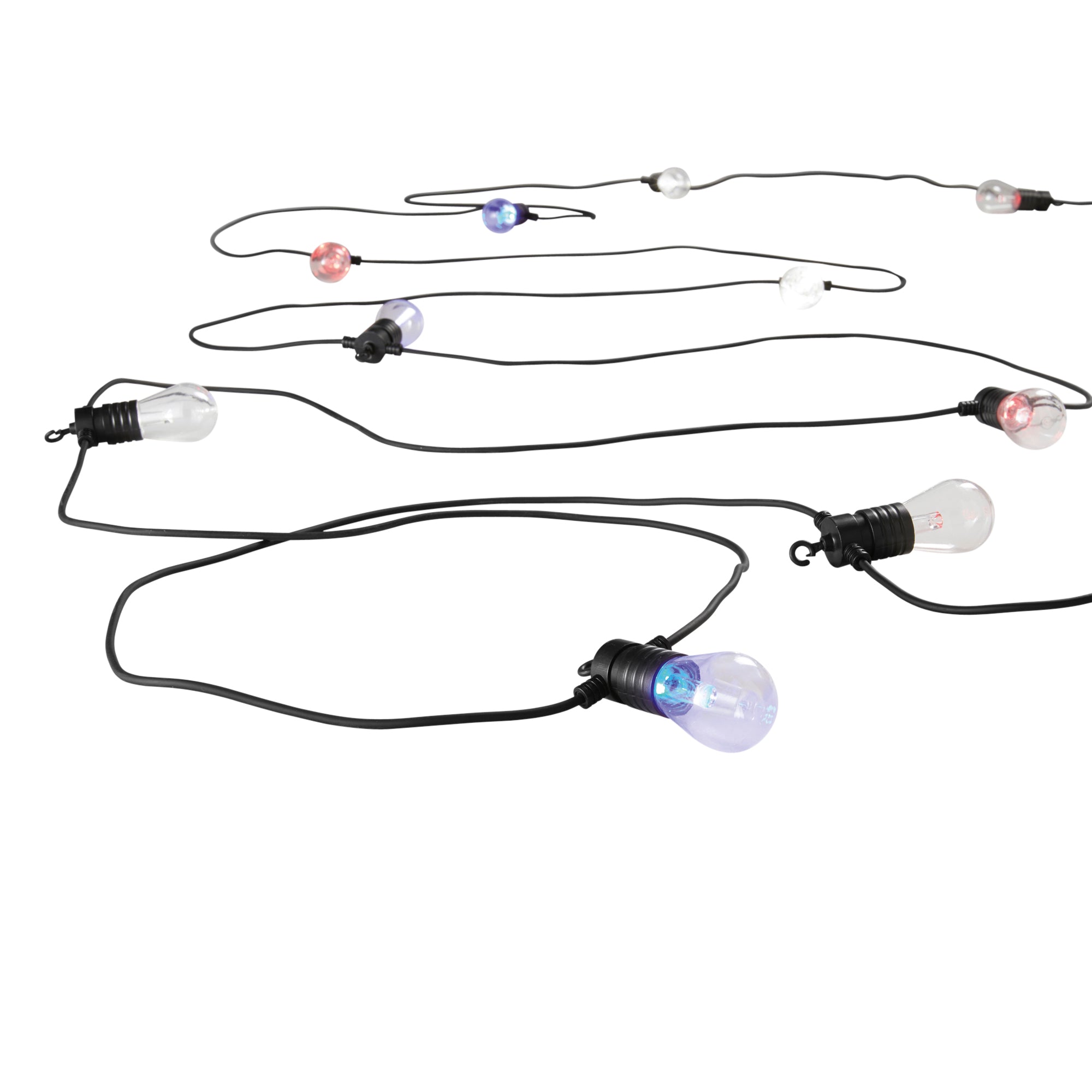 "Catena luminosa da esterno PICNIC con CCT. RGB. dimmer e Wi-Fi"