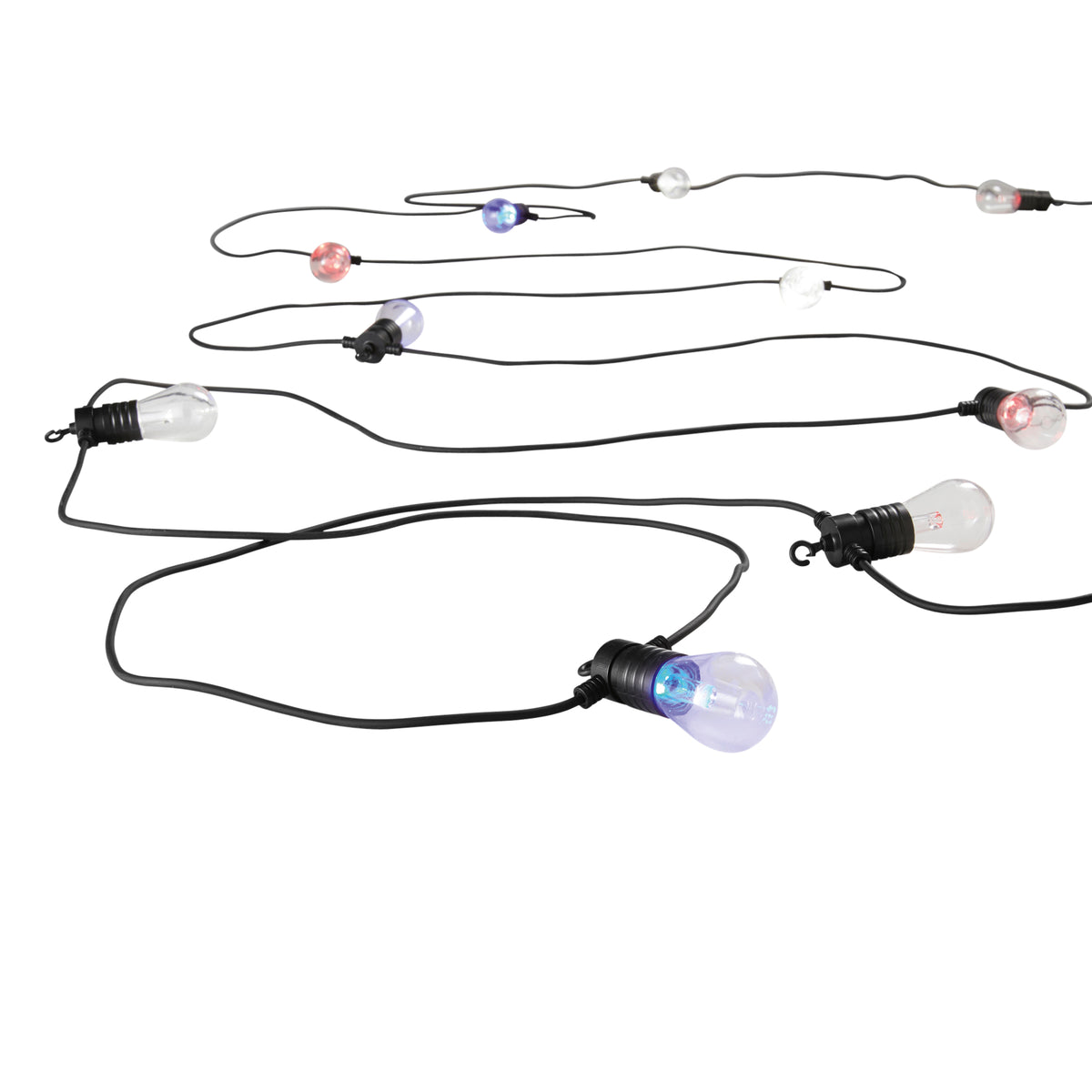 "Catena luminosa da esterno PICNIC con CCT. RGB. dimmer e Wi-Fi"