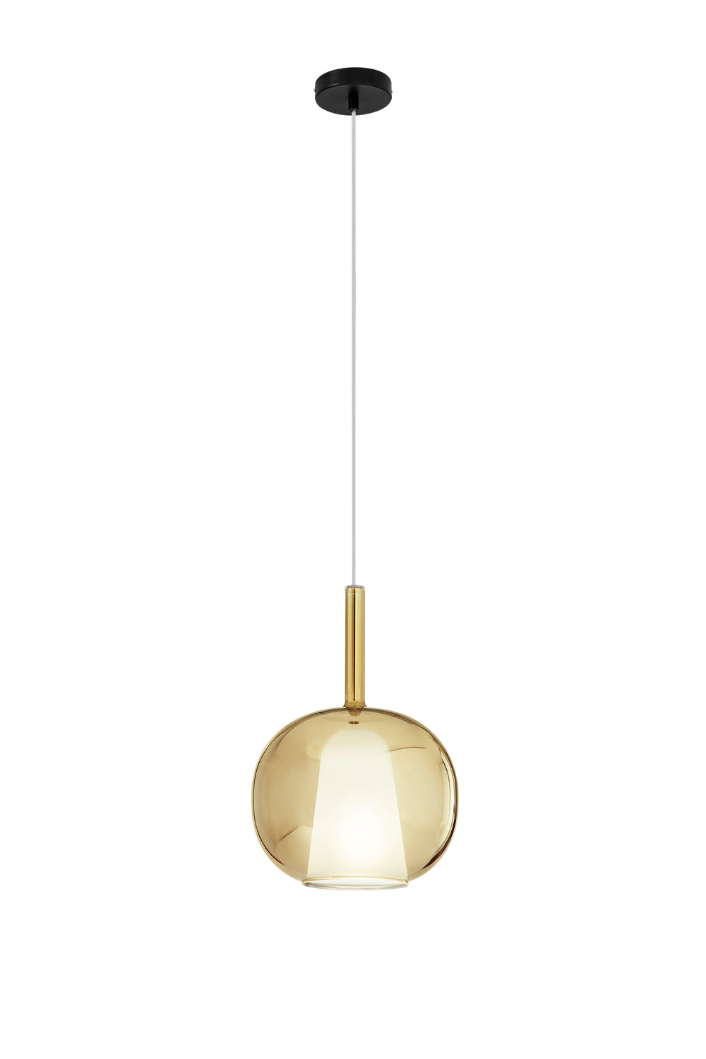 SOSPENSIONE PIREX ORO IN VETRO 1XE27
