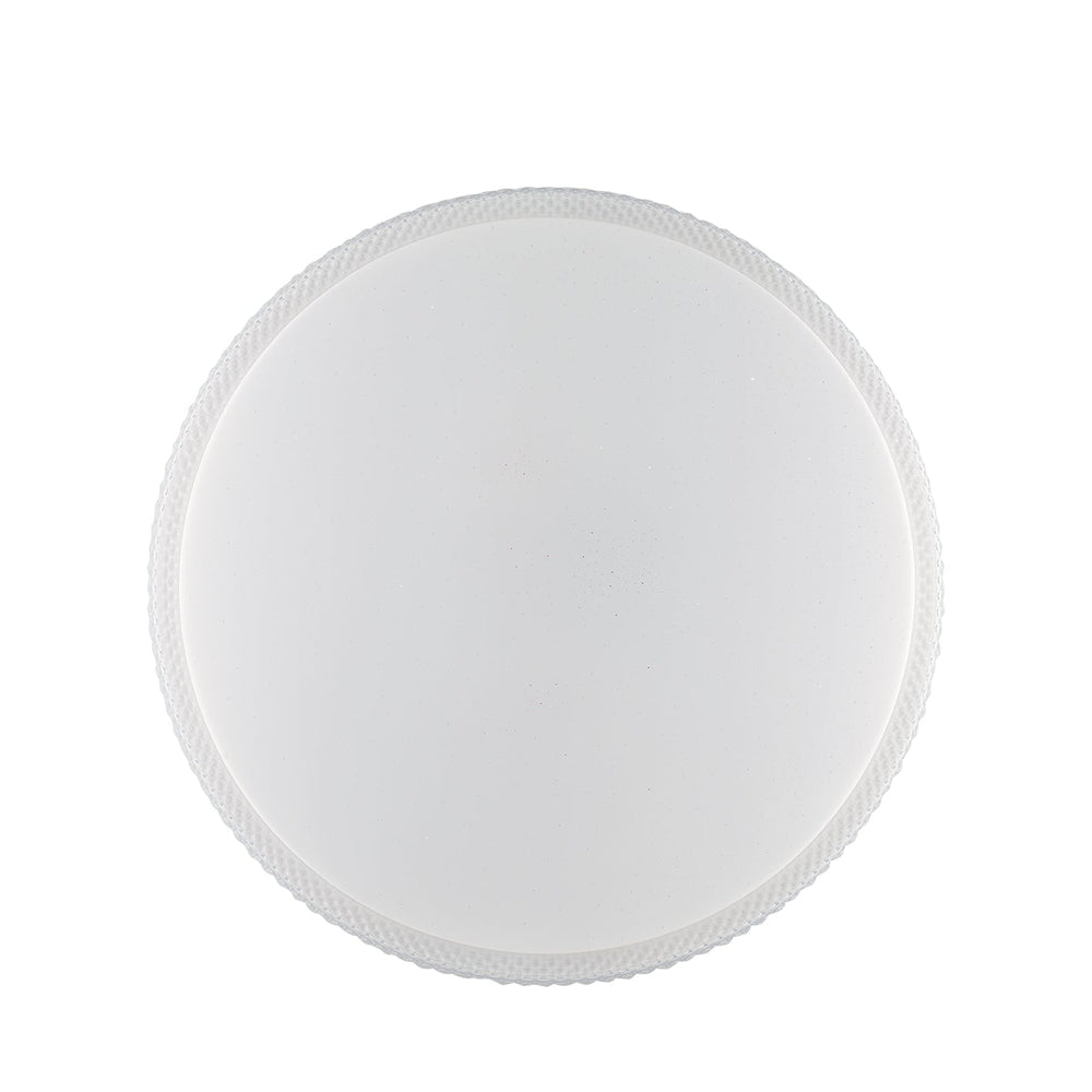 PLAFONIERA LED PIXEL TONDA BIANCA 40W 3900LM CCT DIMMERABILE WI-FI CON TELECOMANDO 49,5X9,5X49,5CM