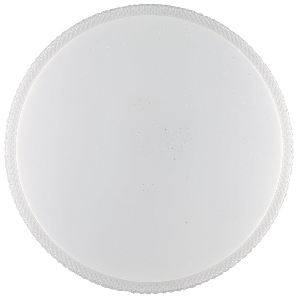 PLAFONIERA LED PIXEL TONDA BIANCA 66W 6540LM CCT DIMMERABILE WI-FI CON TELECOMANDO 76,5X10X76,5CM