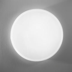 PLAFONIERA LED PIXEL TONDA BIANCA 66W 6540LM CCT DIMMERABILE WI-FI CON TELECOMANDO 76,5X10X76,5CM