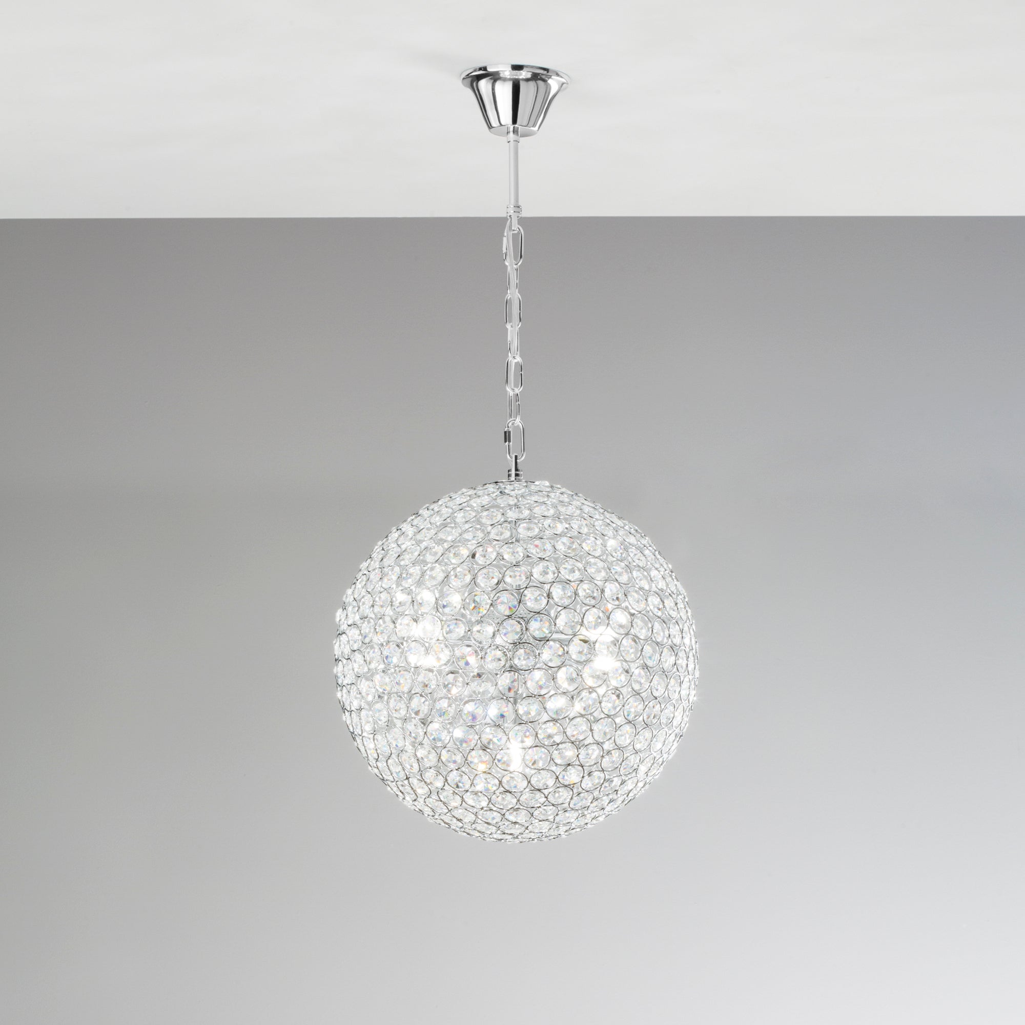 SOSPENSIONE PLANET CROMO 5XG9 35X35X120CM