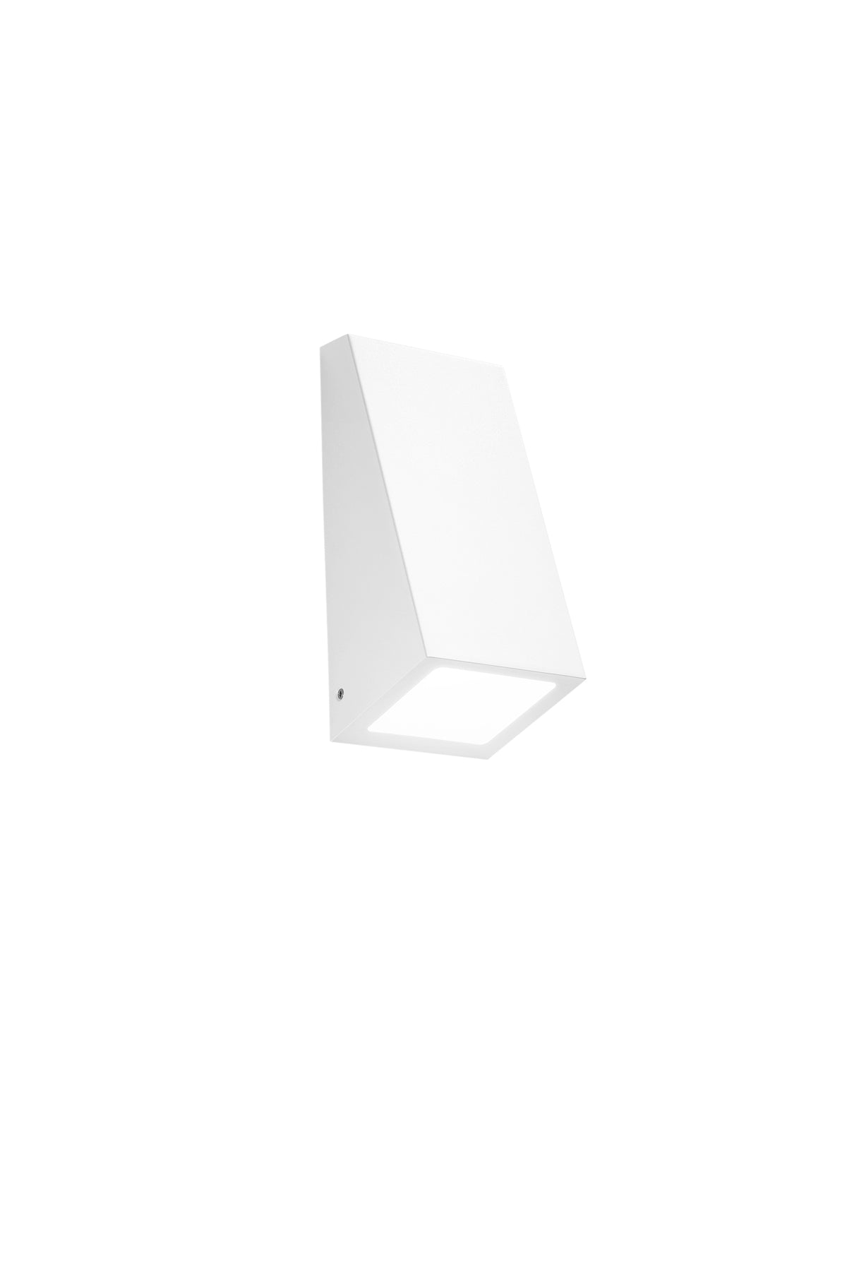 "Applique POPUP in metallo da esterno bianco IP44 25cm"