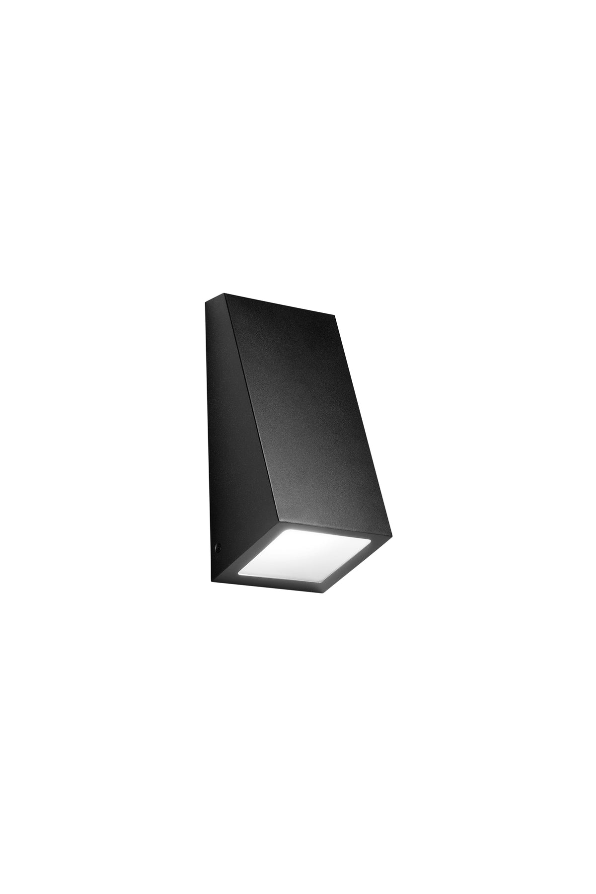 "Applique POPUP in metallo da esterno nero IP44 25cm"