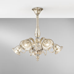 LAMPADARIO POSEIDON CHAMPAGNE 5XE14 72X65CM