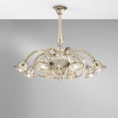 LAMPADARIO POSEIDON CHAMPAGNE 8XE14 93X73CM