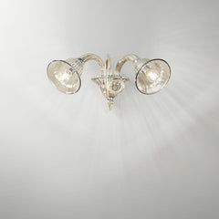 APPLIQUE POSEIDON CHAMPAGNE 2XE14 37X37X23,5CM