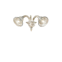 "Applique POSEIDON in vetro champagne con 2 diffusori"