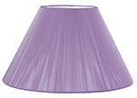 "Paralume SINFONIA viola in tessuto lampadine E27 Ø 35cm."