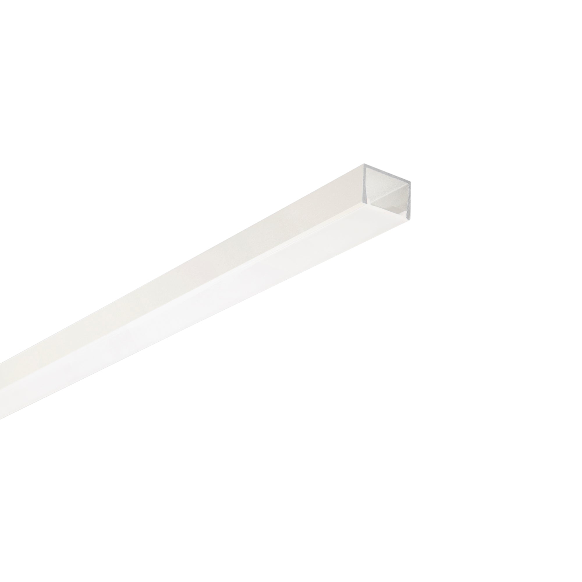 "Profilo LINEA in alluminio 2 metri -  Bianco