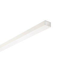 "Profilo LINEA in alluminio 2 metri -  Bianco