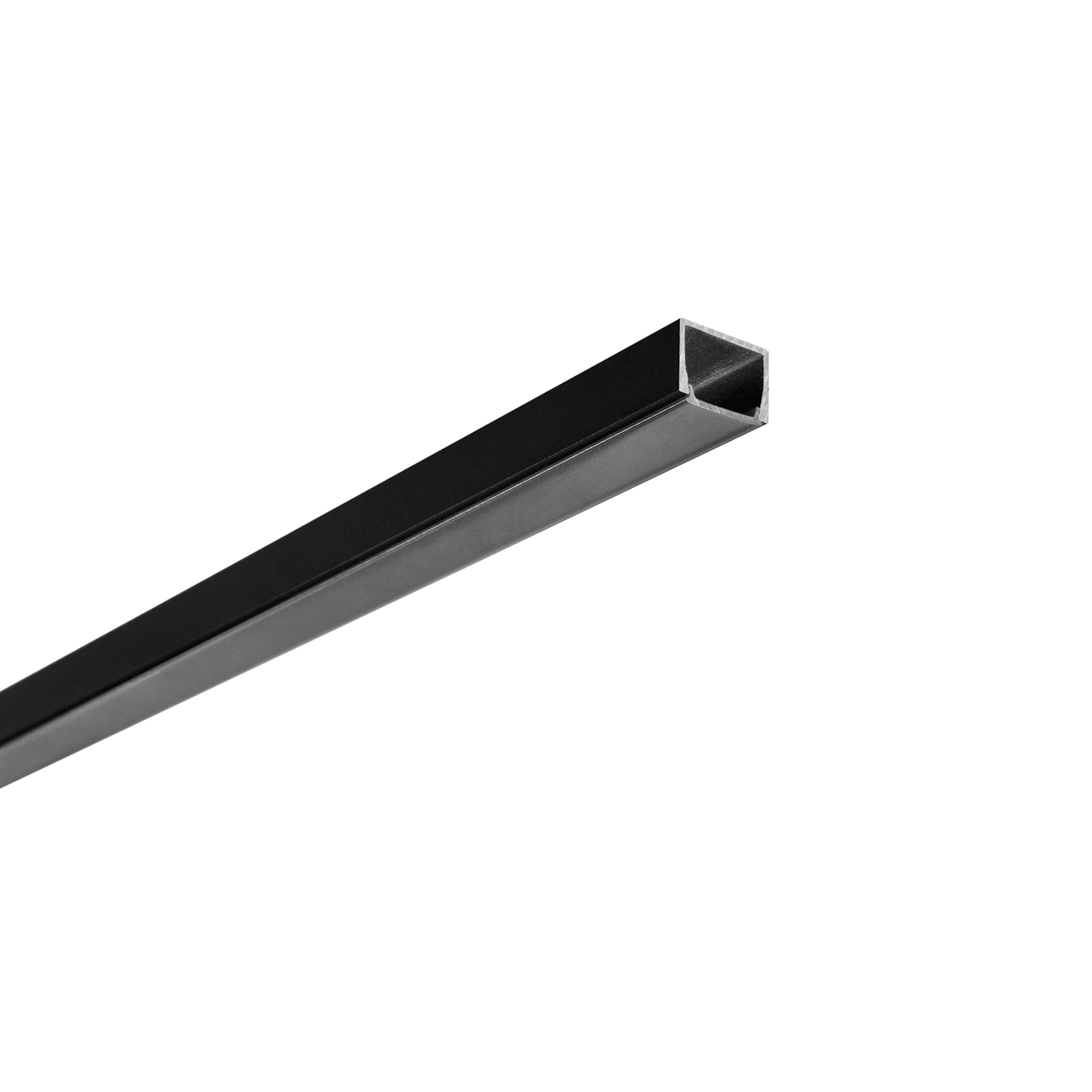 "Profilo LINEA in alluminio 2 metri - Nero