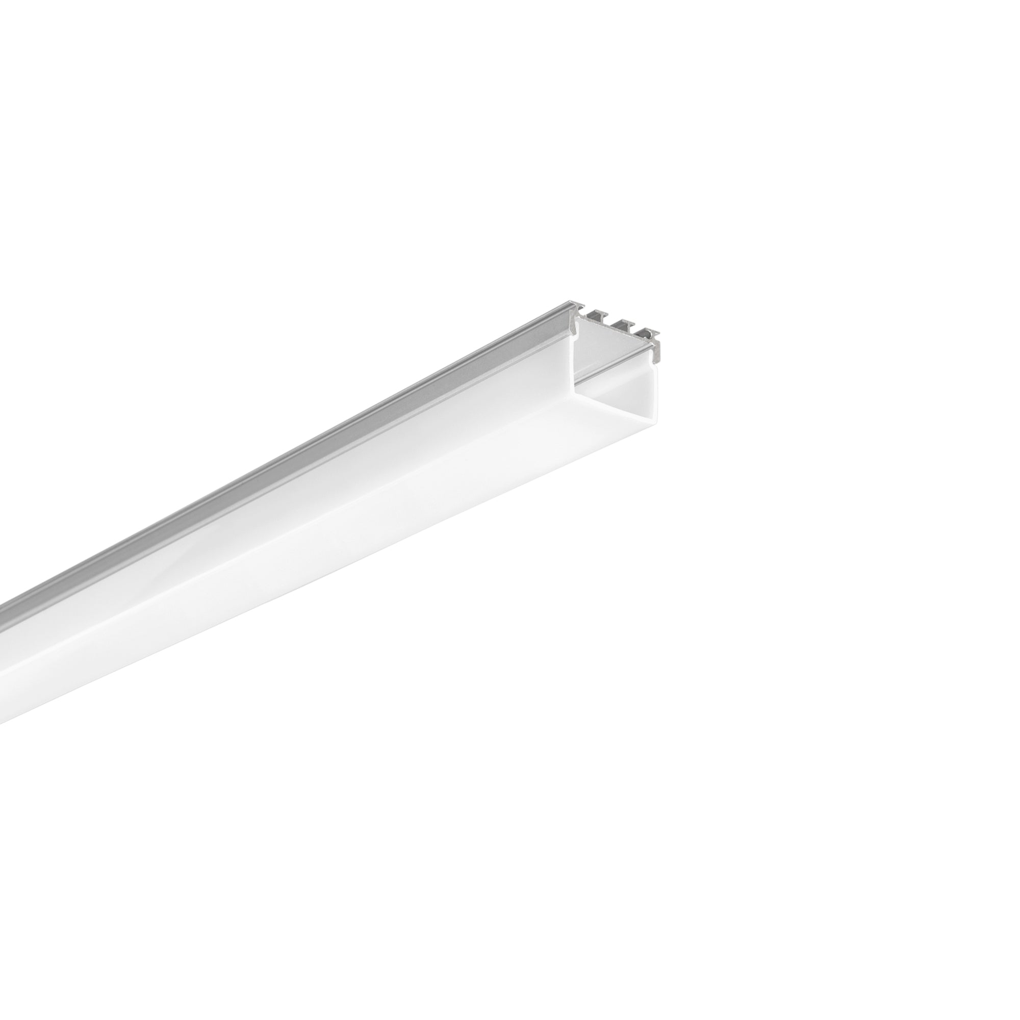 "Profilo LOOP in alluminio argento 2 m"