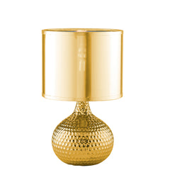 "Lampada da tavolo PULSAR in ceramica oro"