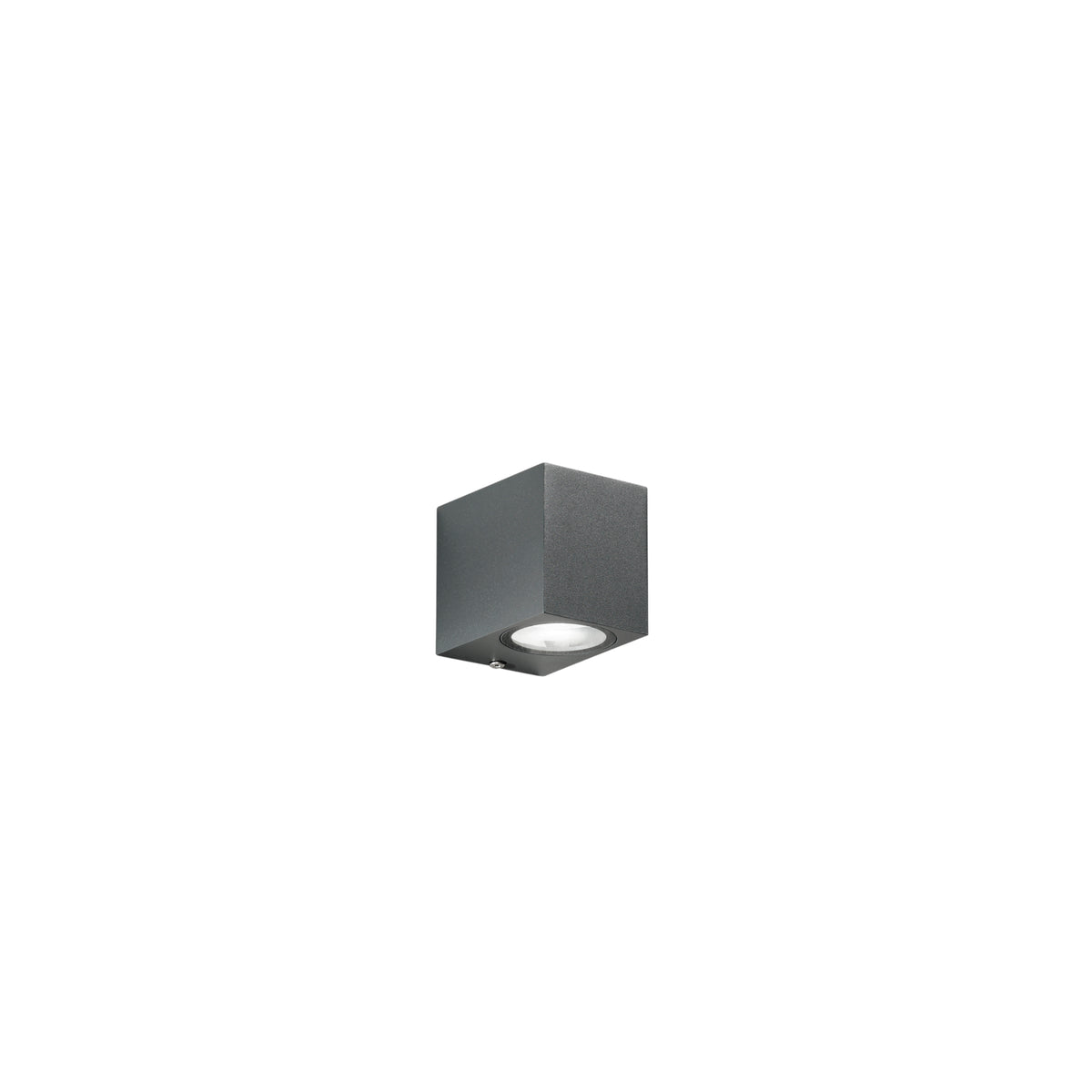 APPLIQUE QUBO ANTRACITE 1XGU10 IP54 6,7X9,3X8CM