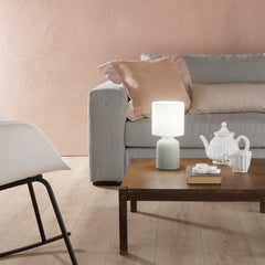 LUMETTO RAVELLO GRIGIO/BIANCO 1XE14 15X32CM