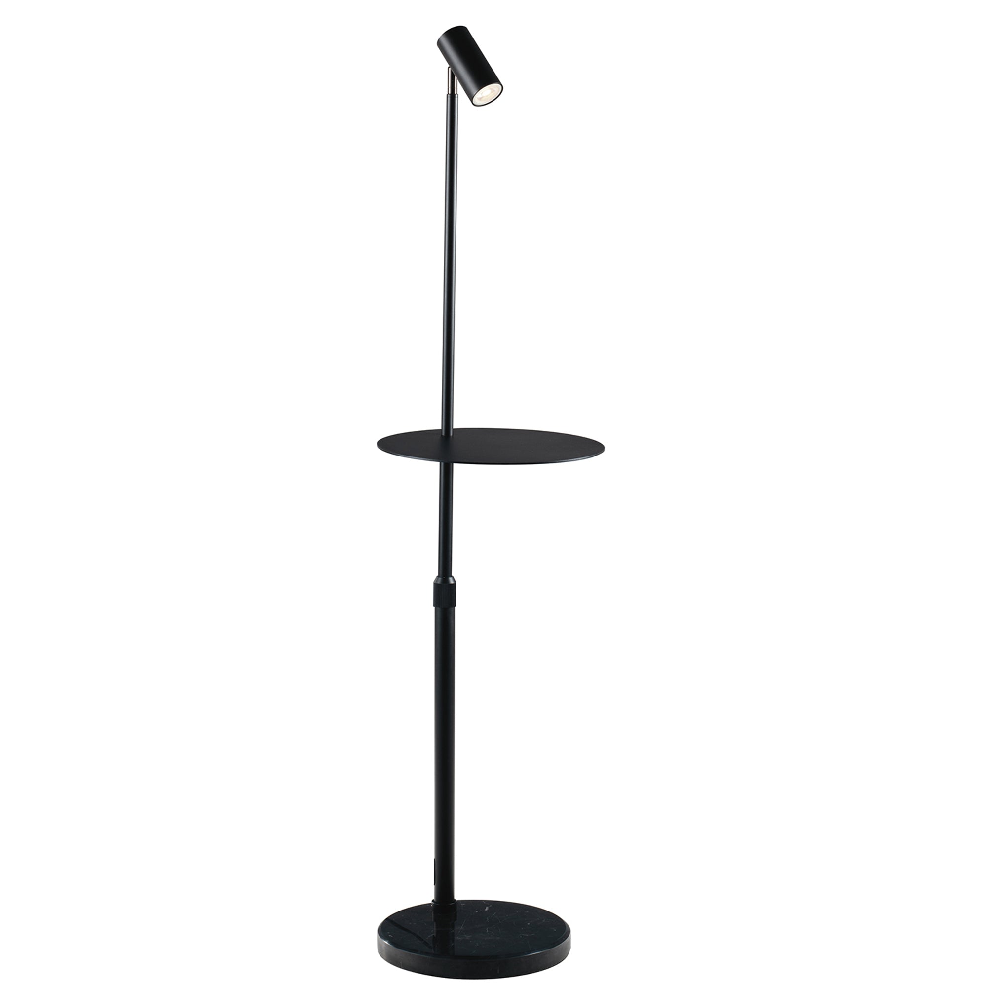 PIANTANA RELAX ORIENTBILE NERA/MARMO 1XGU10 30X150CM